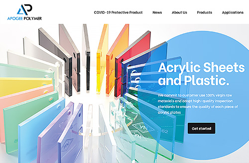 Apogee Polymer RWD響應式網站設計